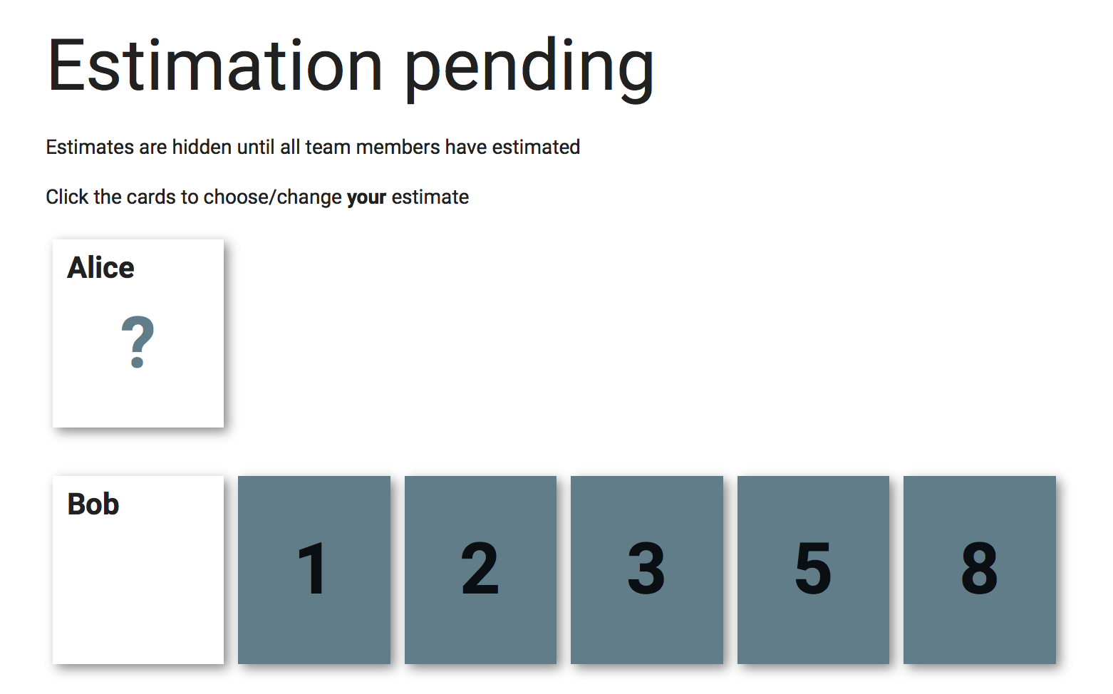 Partially-estimated ticket